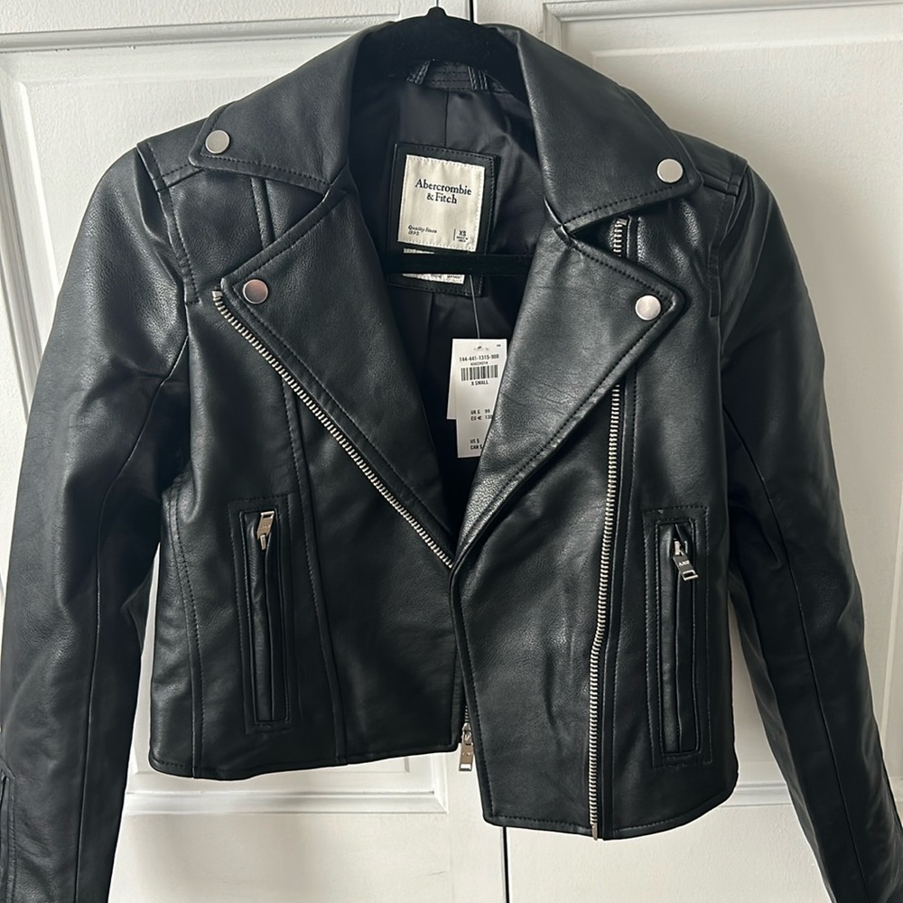 Abercrombie Vegan Leather Jacket